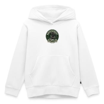 NachtSchicht Altenpflege Grim-Reaper - Kinder Premium Organic Hoodie - Weiß - Vorne - AI Model Kid Female (0cm)