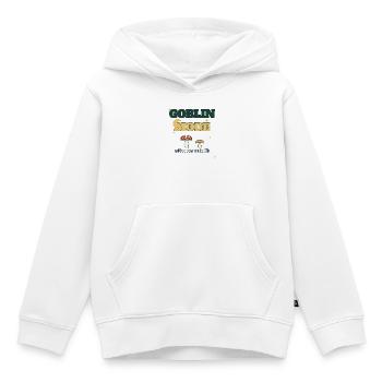 Goblin-Modus Pilzsammler - Kinder Premium Organic Hoodie - Weiß - Vorne - AI Model Kid Female (0cm)