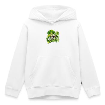 Brocco-Lee Karate Kraft - Kinder Premium Organic Hoodie - Weiß - Vorne - AI Model Kid Female (0cm)