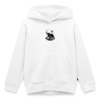 Cat Noir und die verzauberten Bücher - Kinder Premium Organic Hoodie - Weiß - Vorne - AI Model Kid Female (0cm)
