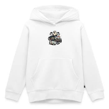 Geisterretrokamera Collage - Kinder Premium Organic Hoodie - Weiß - Vorne - AI Model Kid Female (0cm)