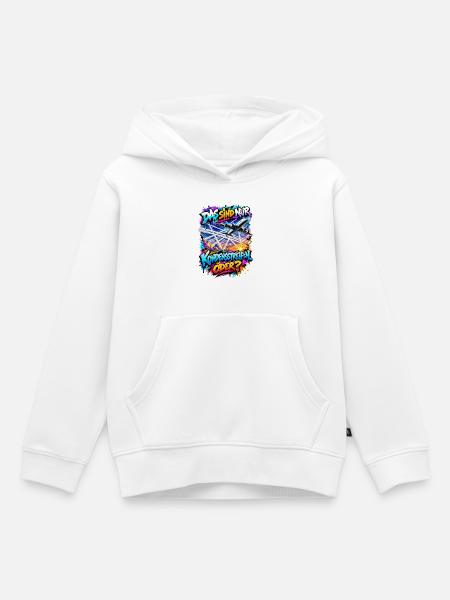 Kondensstreifen oder Verschwörung (Chemtrails)? - Kinder Premium Organic Hoodie - Weiß