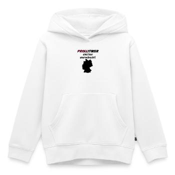 PROLLitiker Politik Politiker Wahl Partei Geschenk - Kinder Premium Organic Hoodie - Weiß - Vorne - AI Model Kid Female (0cm)