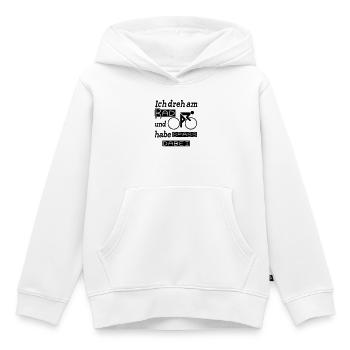 Radfahrer Spruch Fahrrad Rad Sport lustig Geschenk - Kinder Premium Organic Hoodie - Weiß - Vorne - AI Model Kid Female (0cm)