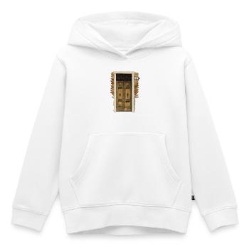 1. Geburtstag -Tür Venedig - Kinder Premium Organic Hoodie - Weiß - Vorne - AI Model Kid Female (0cm)