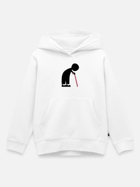 Opa - Kinder Premium Organic Hoodie - Weiß