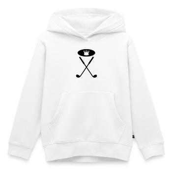 golfschläger - Kinder Premium Organic Hoodie - Weiß - Vorne - AI Model Kid Female (0cm)
