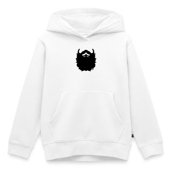 Bart - Kinder Premium Organic Hoodie - Weiß - Vorne - AI Model Kid Female (0cm)