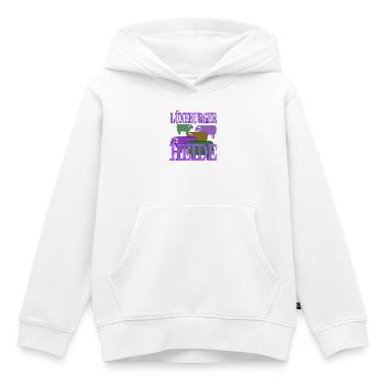 Lüneburger Heide Motiv - Kinder Premium Organic Hoodie - Weiß - Vorne - AI Model Kid Female (0cm)