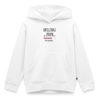 werdender Drillingsuropa Schwangerschaft Drillinge - Kinder Premium Organic Hoodie - Weiß - Vorne - AI Model Kid Female (0cm)