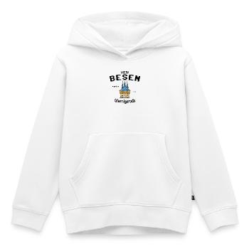 Mein Besen parkt in Wernigerode, Hexen, Fun Lustig - Kinder Premium Organic Hoodie - Weiß - Vorne - AI Model Kid Female (0cm)