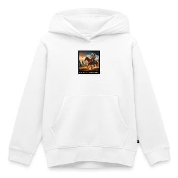 Kunst der amerikanischen Ureinwohner - Kinder Premium Organic Hoodie - Weiß - Vorne - AI Model Kid Female (0cm)