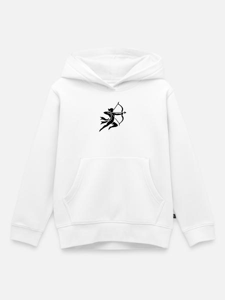 Schütze 2 - Kinder Premium Organic Hoodie - Weiß