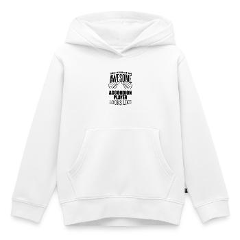 Akkordeon, Akkordeon, Akkordeon - Kinder Premium Organic Hoodie - Weiß - Vorne - AI Model Kid Female (0cm)
