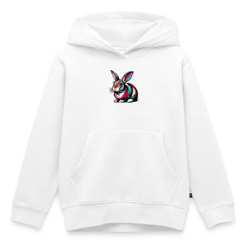 Kaninchen - Kinder Premium Organic Hoodie - Weiß - Vorne - AI Model Kid Female (0cm)