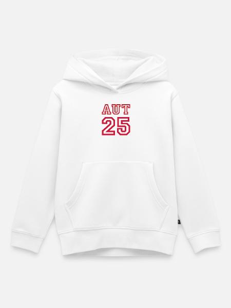AUSTRIA - Kinder Premium Organic Hoodie - Weiß