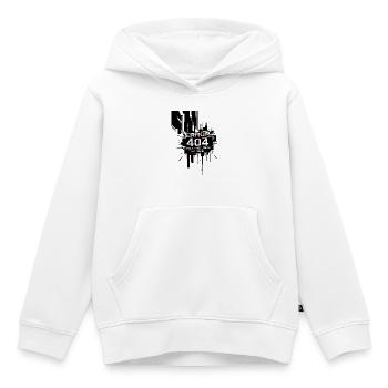 Erreur : Réalité introuvable - Sweat Premium à capuche enfant bio - blanc - Devant - AI Model Kid Female (0cm)