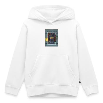 Spielzeug-Weltraumroboter. - Kinder Premium Organic Hoodie - Weiß - Vorne - AI Model Kid Female (0cm)