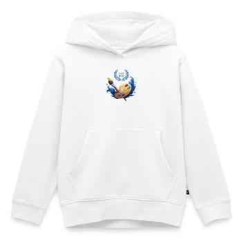 Saint Luke: Artistic Vision - Kids Premium Organic Hoodie - white - Front - AI Model Kid Female (0cm)