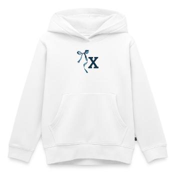 Monogramm x Geschenkidee - Kinder Premium Organic Hoodie - Weiß - Vorne - AI Model Kid Female (0cm)