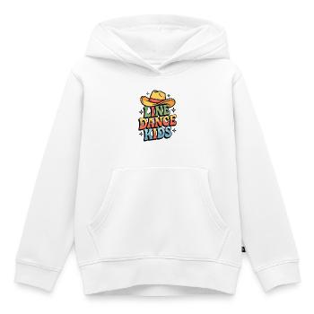 Line Dance Kids Cowboy - Kids Premium Organic Hoodie - white - Front - AI Model Kid Female (0cm)