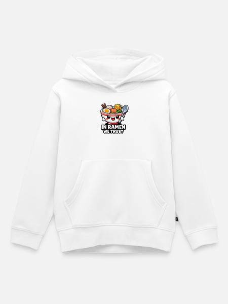 Ramen Noodles kawaii - Kinder Premium Organic Hoodie - Weiß