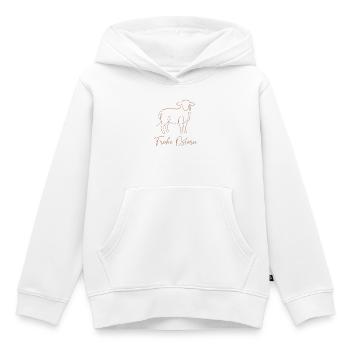 Frohe Ostern, Süßes Lämmchen Shirt, Socken, Mütze - Kinder Premium Organic Hoodie - Weiß - Vorne - AI Model Kid Female (0cm)