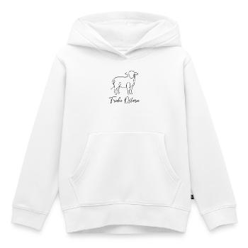 Frohe Ostern, Süßes Lämmchen Shirt, hoodie, tasche - Kinder Premium Organic Hoodie - Weiß - Vorne - AI Model Kid Female (0cm)
