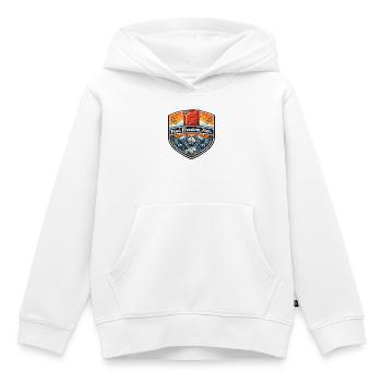 Insigne de Liberté de Carburant Fun - Sweat Premium à capuche enfant bio - blanc - Devant - AI Model Kid Female (0cm)