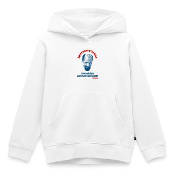Stromberg Spitzname Teflon Mit Spruch - Kinder Premium Organic Hoodie - Weiß - Vorne - AI Model Kid Female (0cm)