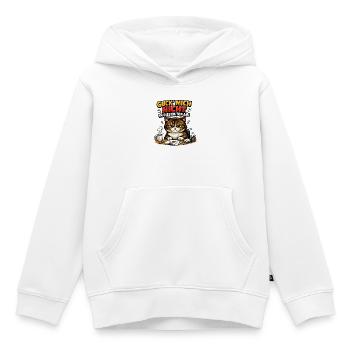 Guck mich nicht in diesem Ton an - Kinder Premium Organic Hoodie - Weiß - Vorne - AI Model Kid Female (0cm)