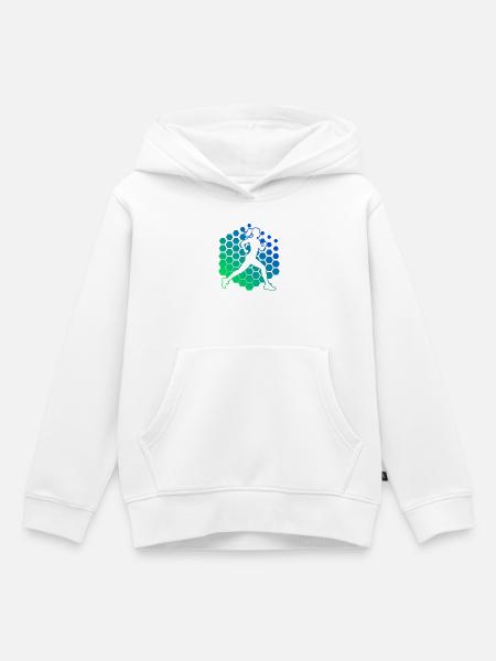 Geschenkidee für eine Running mit Running - Kinder Premium Organic Hoodie - Weiß