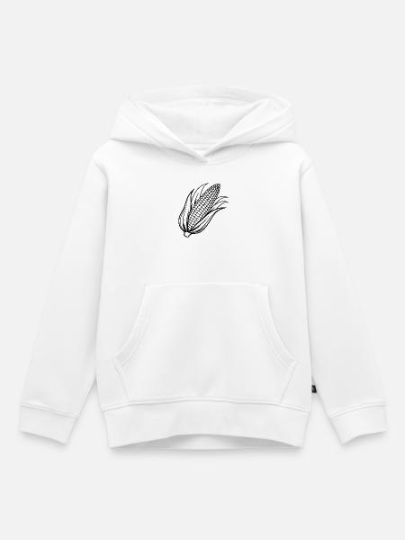 Mais - Kinder Premium Organic Hoodie - Weiß