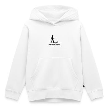 .exe ausführen ADMIN - Kinder Premium Organic Hoodie - Weiß - Vorne - AI Model Kid Female (0cm)