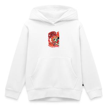 Very spicy - Kids Premium Organic Hoodie - white - Front - AI Model Kid Female (0cm)