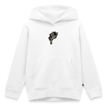 Katzenliebhaber - Kinder Premium Organic Hoodie - Weiß - Vorne - AI Model Kid Female (0cm)