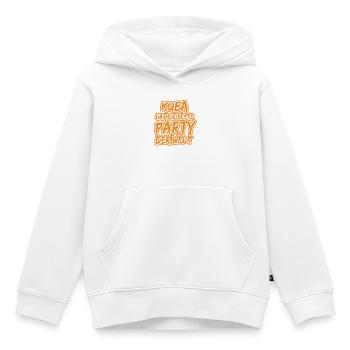 Kuba - Kinder Premium Organic Hoodie - Weiß - Vorne - AI Model Kid Female (0cm)