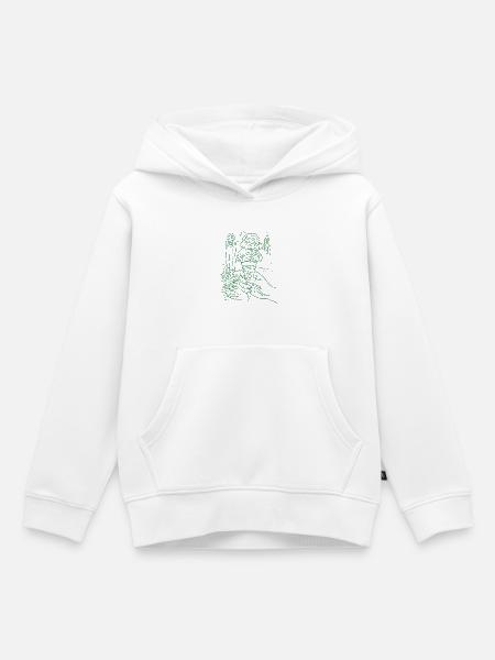 Sommer Eis - Kinder Premium Organic Hoodie - Weiß