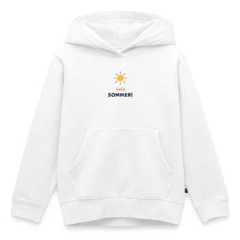 Hallo, Sommer! - Kinder Premium Organic Hoodie - Weiß - Vorne - AI Model Kid Female (0cm)