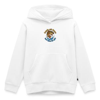 Angeln mit Mama: Alles ist gut - Kinder Premium Organic Hoodie - Weiß - Vorne - AI Model Kid Female (0cm)