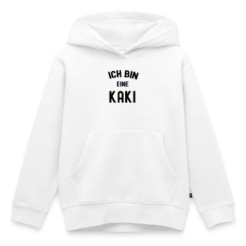 ICH BIN EINE KAKI Karneval Kostüm Kakipflaume Kaki - Kinder Premium Organic Hoodie - Weiß - Vorne - AI Model Kid Female (0cm)