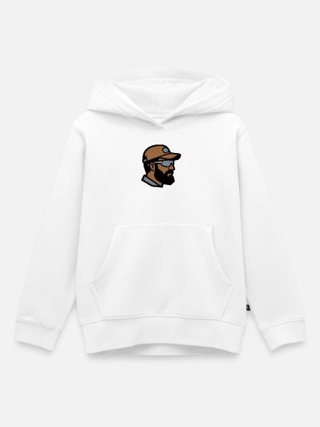 Handwerker Profil Logo - Kinder Premium Organic Hoodie - Weiß