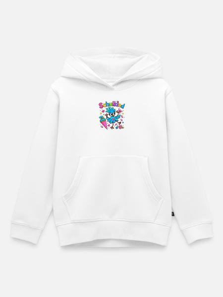 Käthe Knospe - fröhliches Schulkind - Kinder Premium Organic Hoodie - Weiß