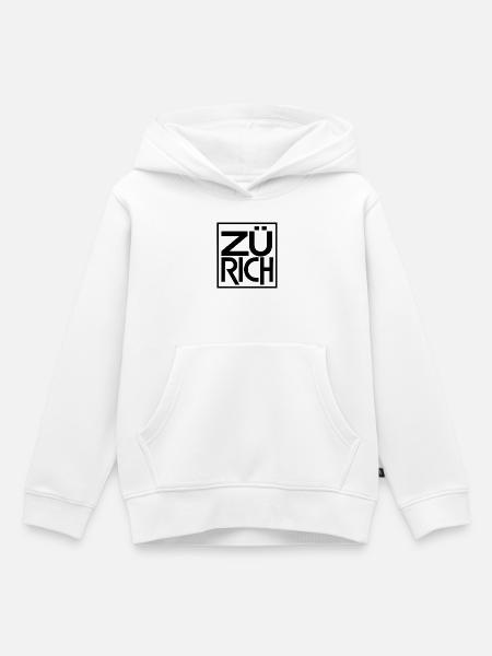 Zürich Schweiz - Kinder Premium Organic Hoodie - Weiß