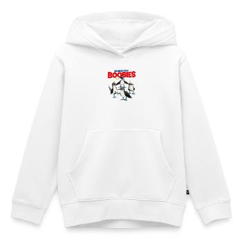 Blaufuß-Parade - Kinder Premium Organic Hoodie - Weiß - Vorne - AI Model Kid Female (0cm)