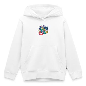 FEHLER 404: NORMALITÄT NICHT GEFUNDEN - Kinder Premium Organic Hoodie - Weiß - Vorne - AI Model Kid Female (0cm)