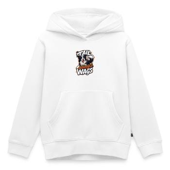 Border Collie - Kinder Premium Organic Hoodie - Weiß - Vorne - AI Model Kid Female (0cm)
