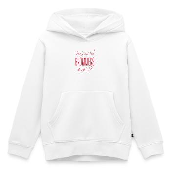 Goa'j mit den Mopeds, die schnappen? – Sallands - Kinder Premium Organic Hoodie - Weiß - Vorne - AI Model Kid Female (0cm)