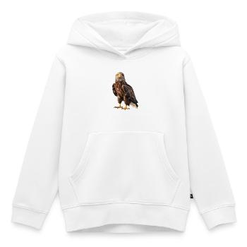 Seeadler Adler Eagle - Kinder Premium Organic Hoodie - Weiß - Vorne - AI Model Kid Female (0cm)
