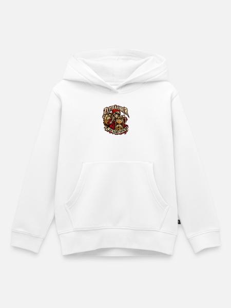 Zeiträuber: Bald Fertig - Kinder Premium Organic Hoodie - Weiß